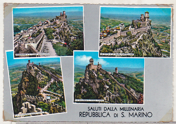 bnk cp San Marino - Vedere - circulata 1973 catre Romania