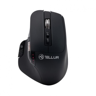 Mouse wireless tellur shade silent click rezolutie maxima 3200 dpi iluminare rgb negru foto
