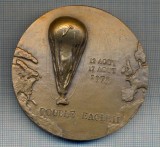 Medalie Comemorativa Prima Traversare Atlantic Balon Liber 1978 Double Eagle II, Numismatica Straine