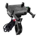 Cumpara ieftin Suport Telefon Atv, Moto, Bicicleta, Strangere Manuala, Incarcare USB