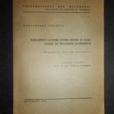 Subcarpatii Olteniei dintre Motru si Oltet. Studiu de Geografie Economica (1978)