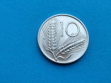 10 Lire 1970 Italia-UNC-Luciu de batere, Europa, Aluminiu
