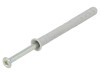 Diblu Pin Fischer 6mm, 50 buc, Plastic/Otel Zincat, Lungime 60mm, Cu Surub