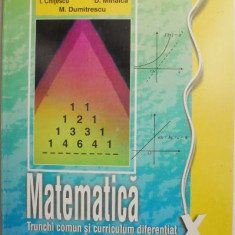 Matematica. Trunchi comun si curriculum diferentiat. Manual pentru clasa a X-a – Constantin Nastasescu