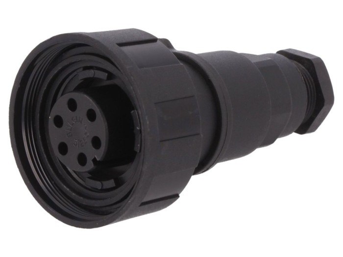 Conector circular mamă 6 pini IP68
