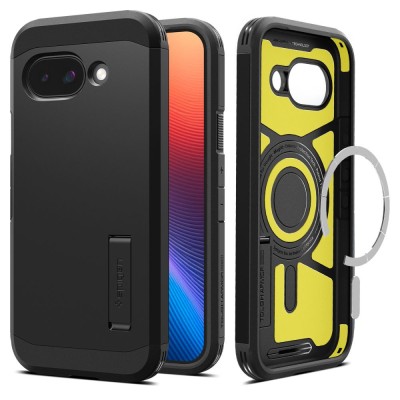 Husa Google Pixel 9a Spigen Tough Armor MagSafe, negru foto