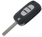 Carcasa cheie Topautochei&reg; pentru Renault Clio ,Megane,Kangoo , Fluence , Modus 3 butoane ( lamela fara grovatura), Fara Brand