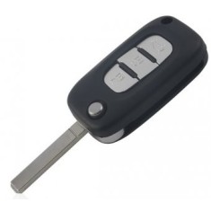 Carcasa cheie Topautochei&reg; pentru Renault Clio ,Megane,Kangoo , Fluence , Modus 3 butoane ( lamela fara grovatura)