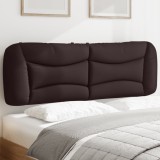 vidaXL Pernă pentru tăblie de pat maro &icirc;nchis, 160 cm, material textil