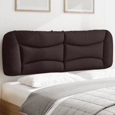 vidaXL Pernă pentru tăblie de pat Hvar maro &icirc;nchis, 160 cm, material textil 374591
