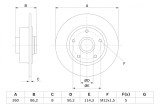 BOSCH 0 986 479 708 Disc frana