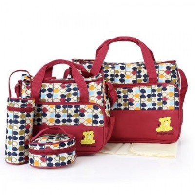 Geanta pentru mamici Mama Bag Emilia Red foto