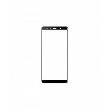 Geam sticla cu OCA Samsung Galaxy A7 2018 Negru Original foto