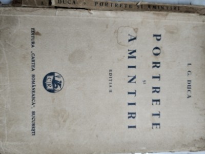 Portrete si amintiri - I.G. Duca foto