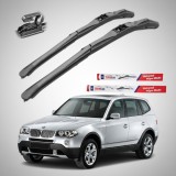 Cumpara ieftin Ștergătoare BMW X3 E83 (2003&ndash;2006) Pre-Facelift Hibrid | Set Față &ndash; TeamCar&reg;