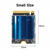 Cumpara ieftin SSD NVMe, 256GB , PCIe 3.0 Gen3 x4, format 2230, 30 mm NewTechnology Media, DIVERSI