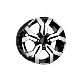 Set jante auto Kormetal R17 7J 5x114.3 ET40 Negru+diamond cut