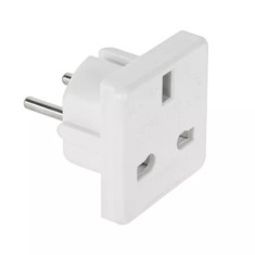 Adaptor tensiune uk alb