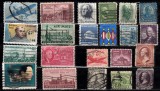 A7 T1 100 - Timbre foarte vechi - America, SUA, Istorie, Stampilat