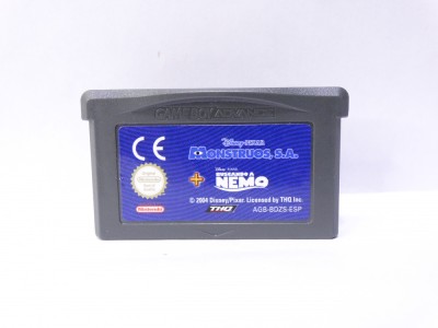 Joc consola Nintendo Gameboy Advance - Monstres &amp;amp; CIE + NEMO foto