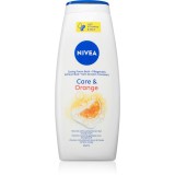 NIVEA Care &amp; Orange gel calmant pentru dus 650 ml
