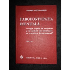 Grigore Osipov Sinesti - Parodontopatia esentiala (1980, editie cartonata)