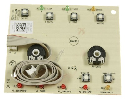 MODUL ELECTRONIC CU CABLU PANGLICA 8 PINI, ESPRESSOR 5213225701 pentru espressor DELONGHI foto