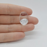 Cabochon cristal de stanca 23x16x7mm c76