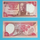Angola 20 Escudos 1972 &#039;Carmona&#039; UNC serie: WC 51512 p99