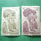 2 Timbre Camerun 1946 colonie franceza - indigene , val. 50 si 60c , sarniera