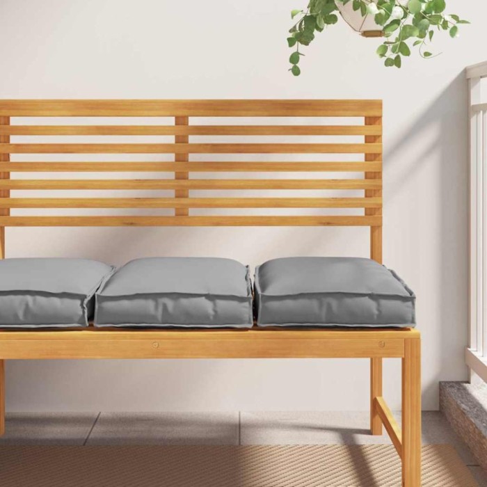 vidaXL Pernă pentru șezut din paleți 2 pcs Gri 40 x 40 x 8 cm 42001579