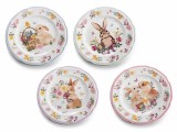 Cumpara ieftin Set 4 farfurii Paste portelan multicolor &Oslash; 20 cm
