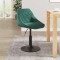 vidaXL Scaun de bar, verde &icirc;nchis, catifea 335319