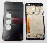 Display LCD Touchscreen cu Rama Lenovo Vibe K5 / K5 Plus Negru