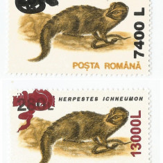 Romania, LP 1541/2001, Animale 1991 - supratipar "sarpe", MNH