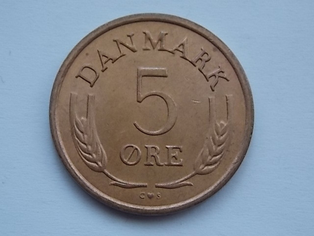 5 ORE 1970 DANEMARCA-C&amp;S