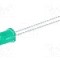 Dioda LED 5mm, verde, convex, 2.1...2.7V, BROADCOM (AVAGO) - HLMP-3507