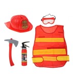 Set jucarie Pompier din 5 piese pentru copii