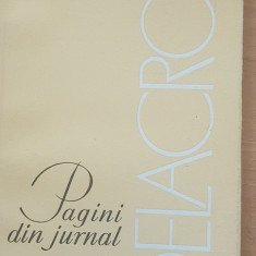 PAGINI DE JURNAL - DELACROIX, 1965