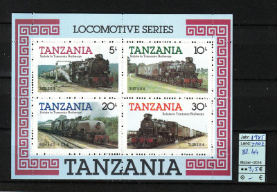 Tanzania, 1985 | Locomotive istorice - Căi ferate, trenuri | MNH | aph foto
