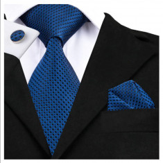 Set cravata + batista + butoni - matase - model 73