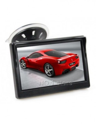 Display auto LCD 4.3&amp;Prime; cu ventuza pentru parbriz foto