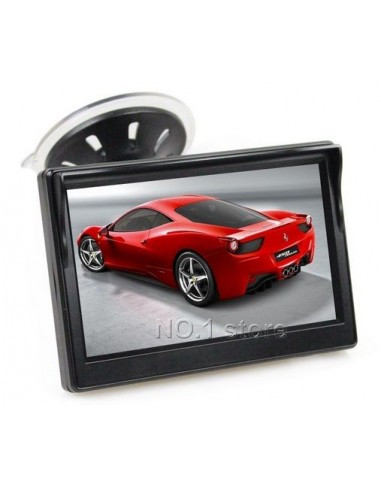 Display auto LCD 4.3&Prime; cu ventuza pentru parbriz