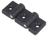 Balama tehnopolimer neagră 89mm pentru profile