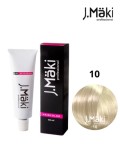J.Maki Professional - Vopsea de par permanenta 10 - Blond extra deschis, 60 ml