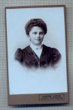 W41 FOTO CABINET -DOAMNA IN TINUTA DE EPOCA-FOTOGRAF HANS LINK -SCHWAZ