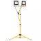 Gossi proiector cu led si trepied, 2x50 w, alb rece
