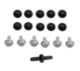 Set fixare scut motor VW Transporter/Multivan 04.2009/10.20, Transporter/Multivan 04.20; set 17 buc, fixare scut sub motor, 7H0825959, N0195306,