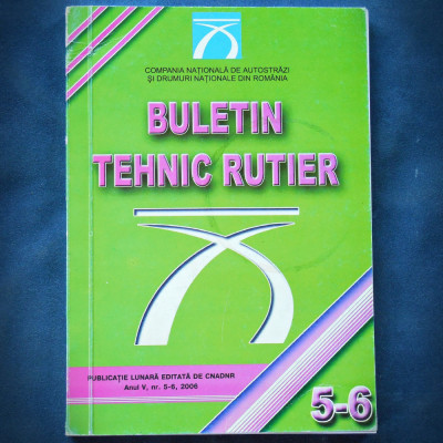 BULETIN TEHNIC RUTIER - NR. 5-6 / 2006 foto