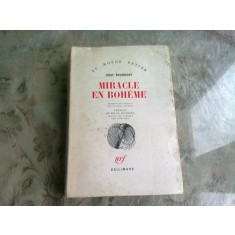 MIRACLE EN BOHEME - JOSEF SKVORECKY (CARTE IN LIMBA FRANCEZA)